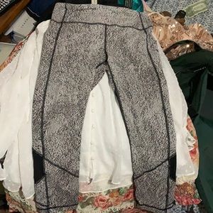 Lululemon workout  leggings, size eight